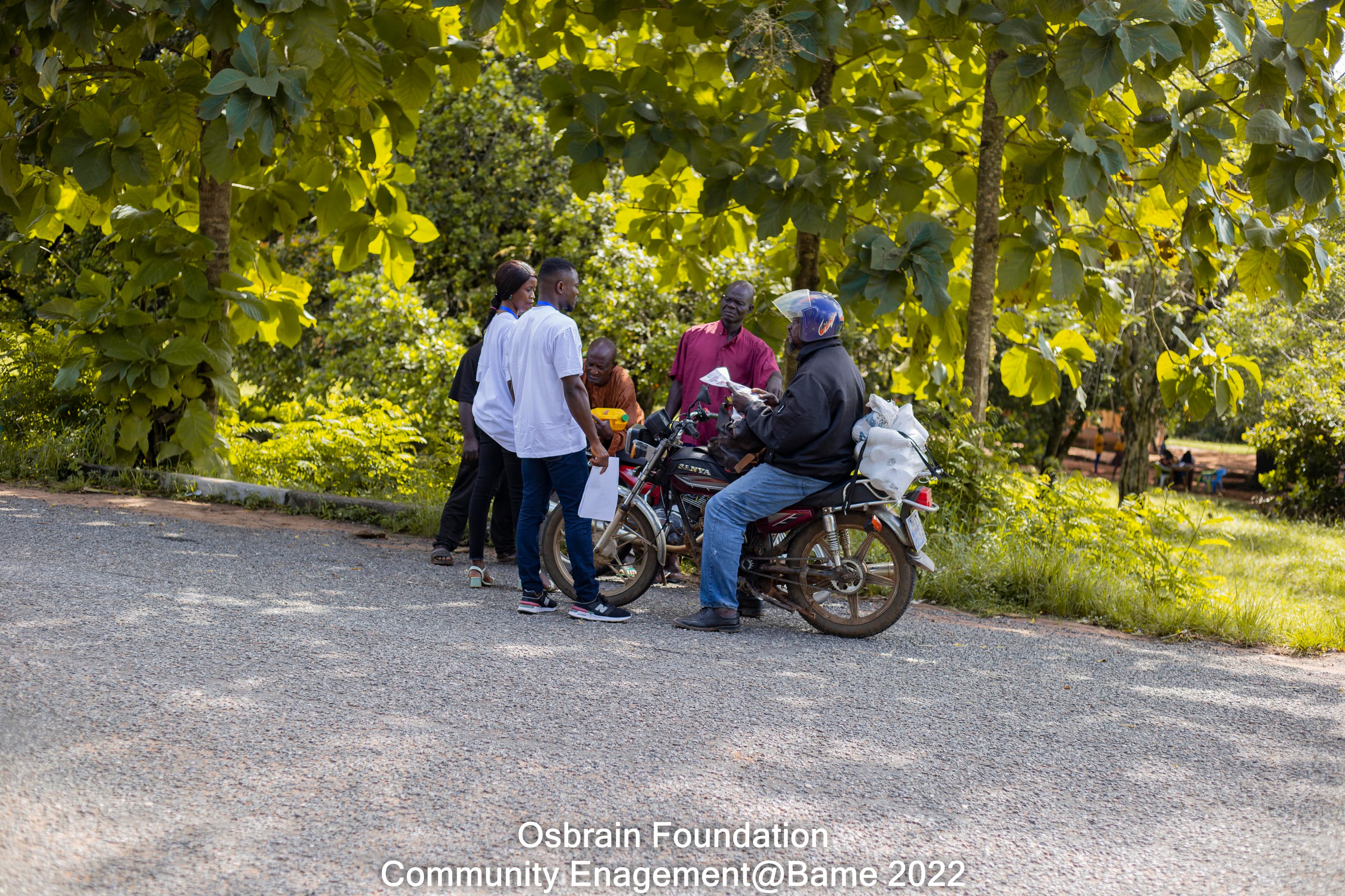 Field outreach team engaging community members